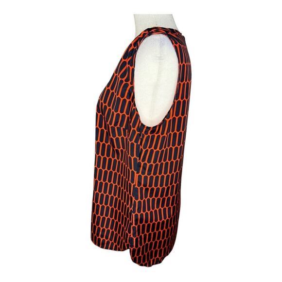 Michael Kors Women's Geometric‎ Sleeveless Blouse Size 8 Multicolor - Picture 2 of 8